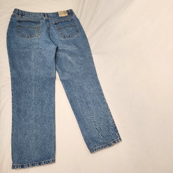 BUGLE BOY 750 Vintage Unisex Baggy Tapered Easy Fit Size 38W 32 IN Exc. Condit. - Picture 4 of 16